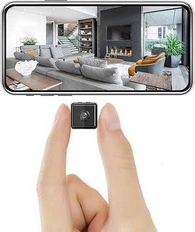 Mini Security Camera Wireless Indoor Home Surveillance With Night Vision Compact Design