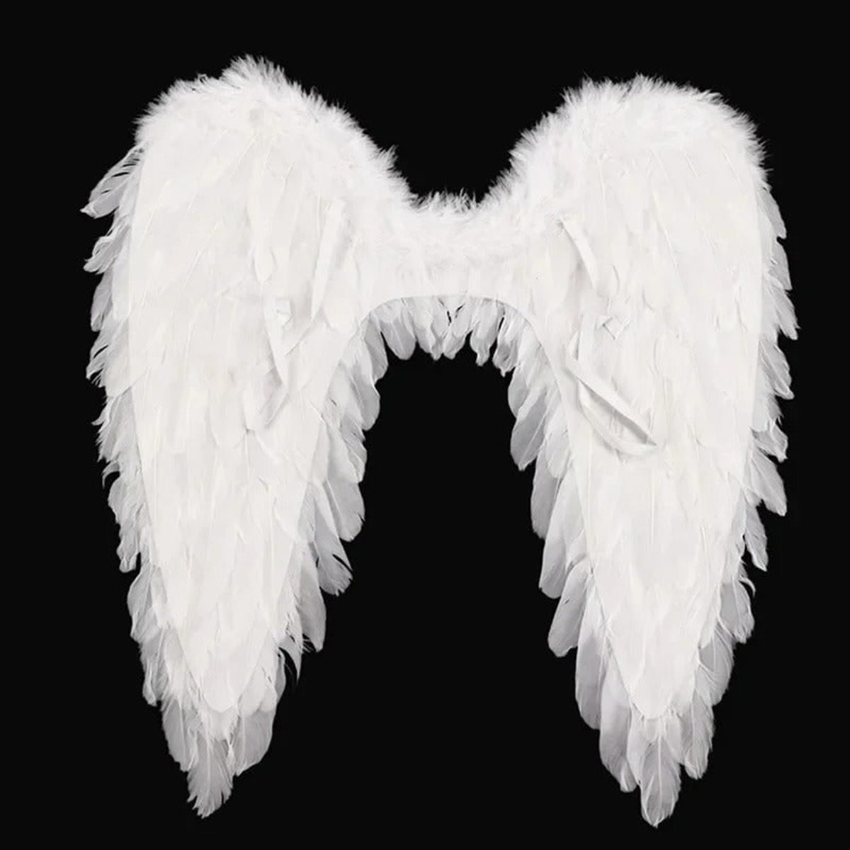 Angel Wings For Halloween Costume Feathered With Elastic Straps Unisex Decorative - Image 1