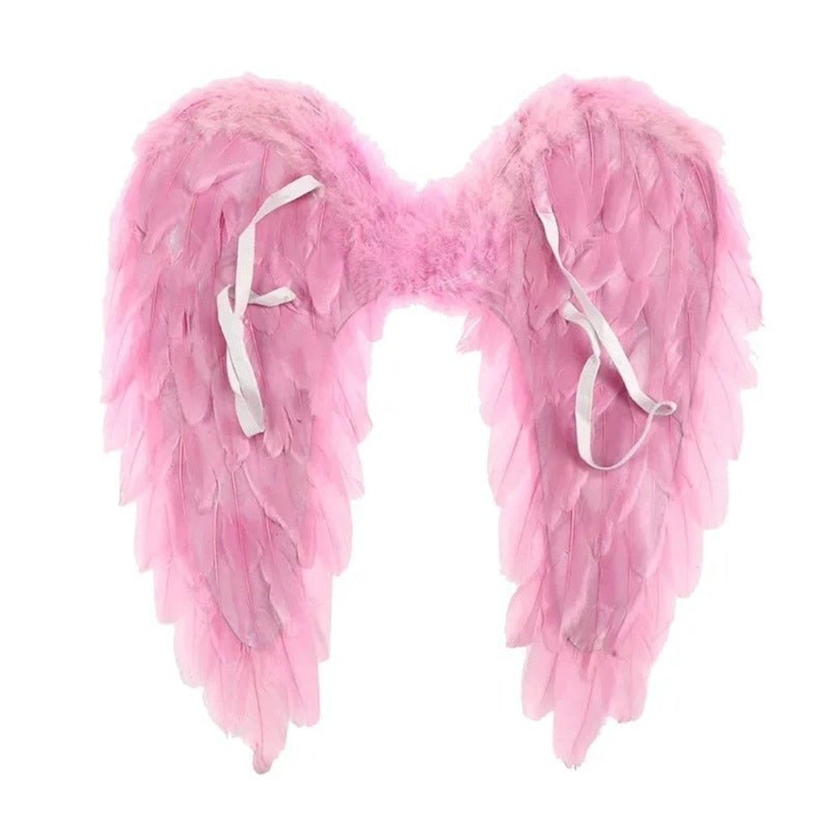 Angel Wings For Halloween Costume Feathered With Elastic Straps Unisex Decorative - Image 3