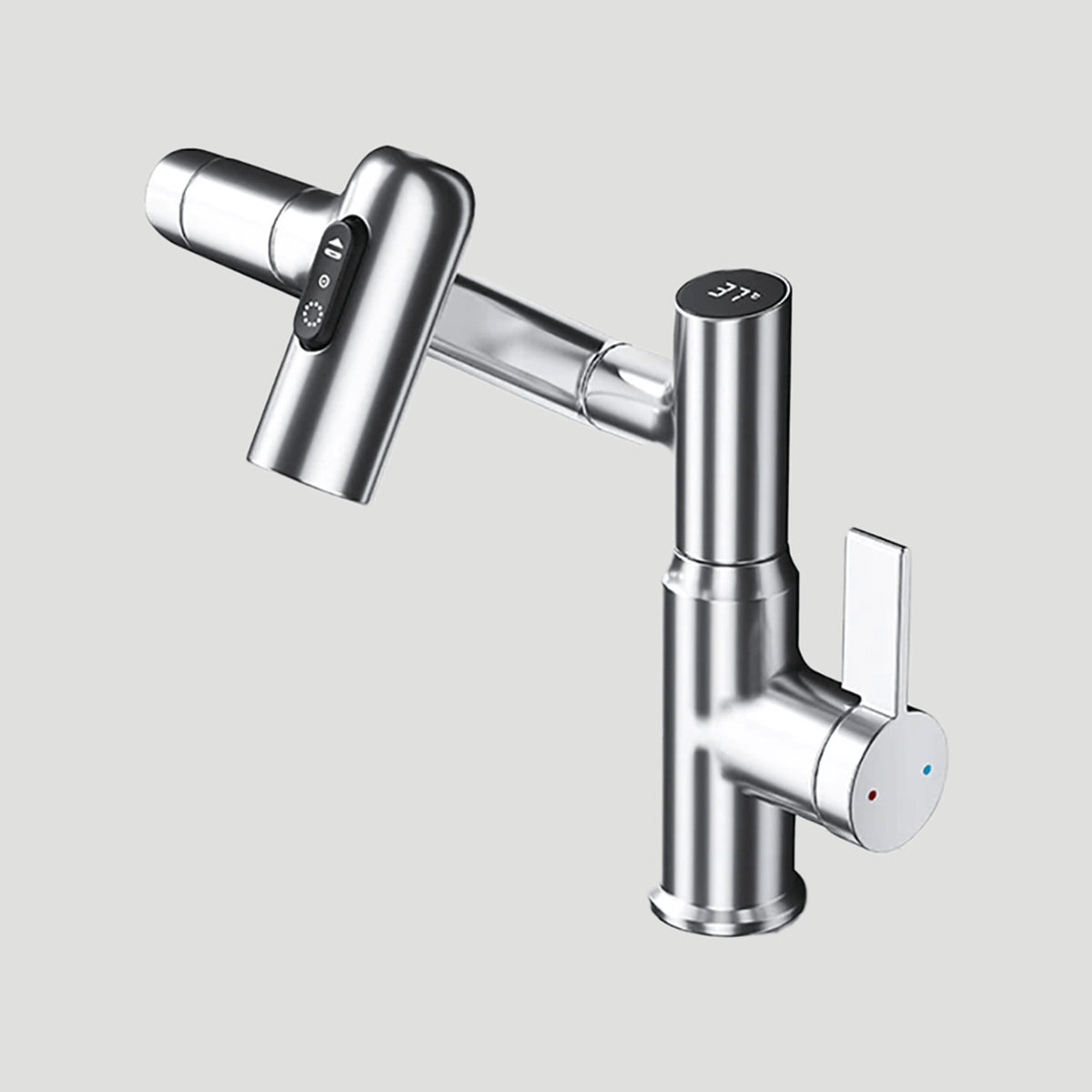Aquatwist 360° Swiveling Kitchen Faucet With Temperature Display - Image 6