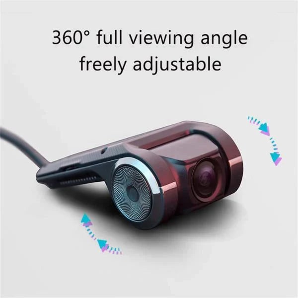 Car Dash Cam 360 Degree Adjustable Viewing Angle Vehicle Surveillance Camera - Image 7