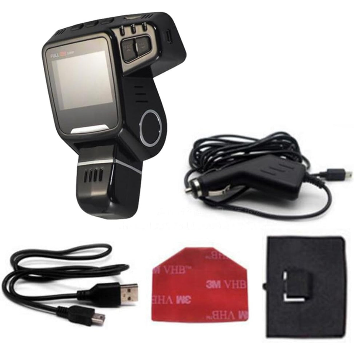 Car Dash Cam System With Front And Rear Cameras Lcd Screen And Night Vision - Image 9