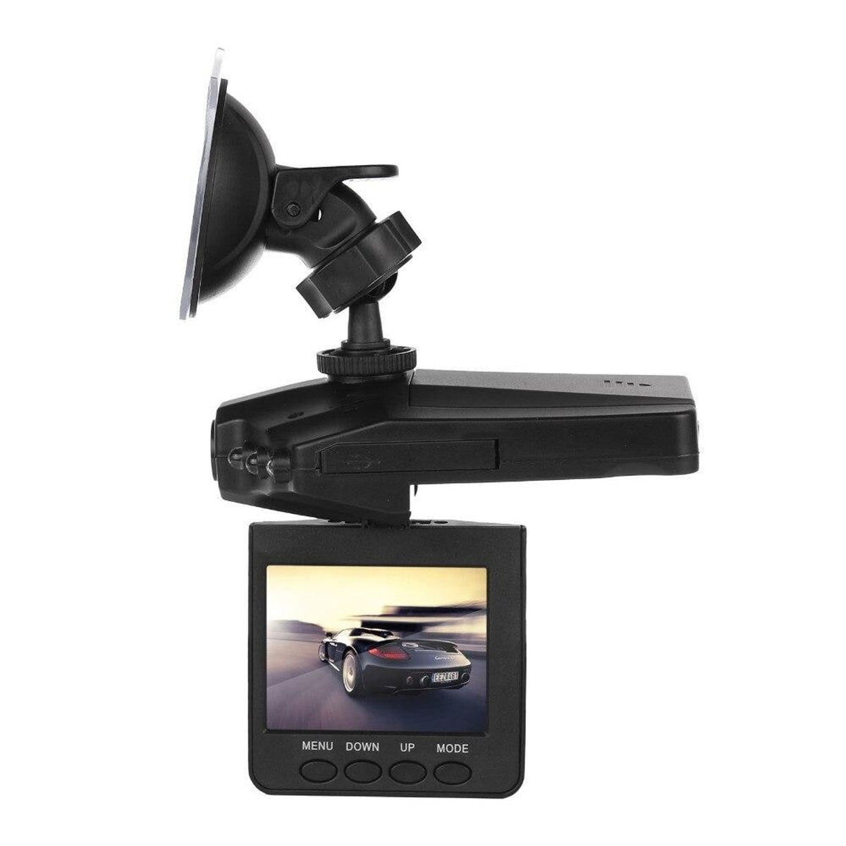 Car Dash Cam With Swiveling Screen And IR Night Vision Suction Cup Mount - Image 3