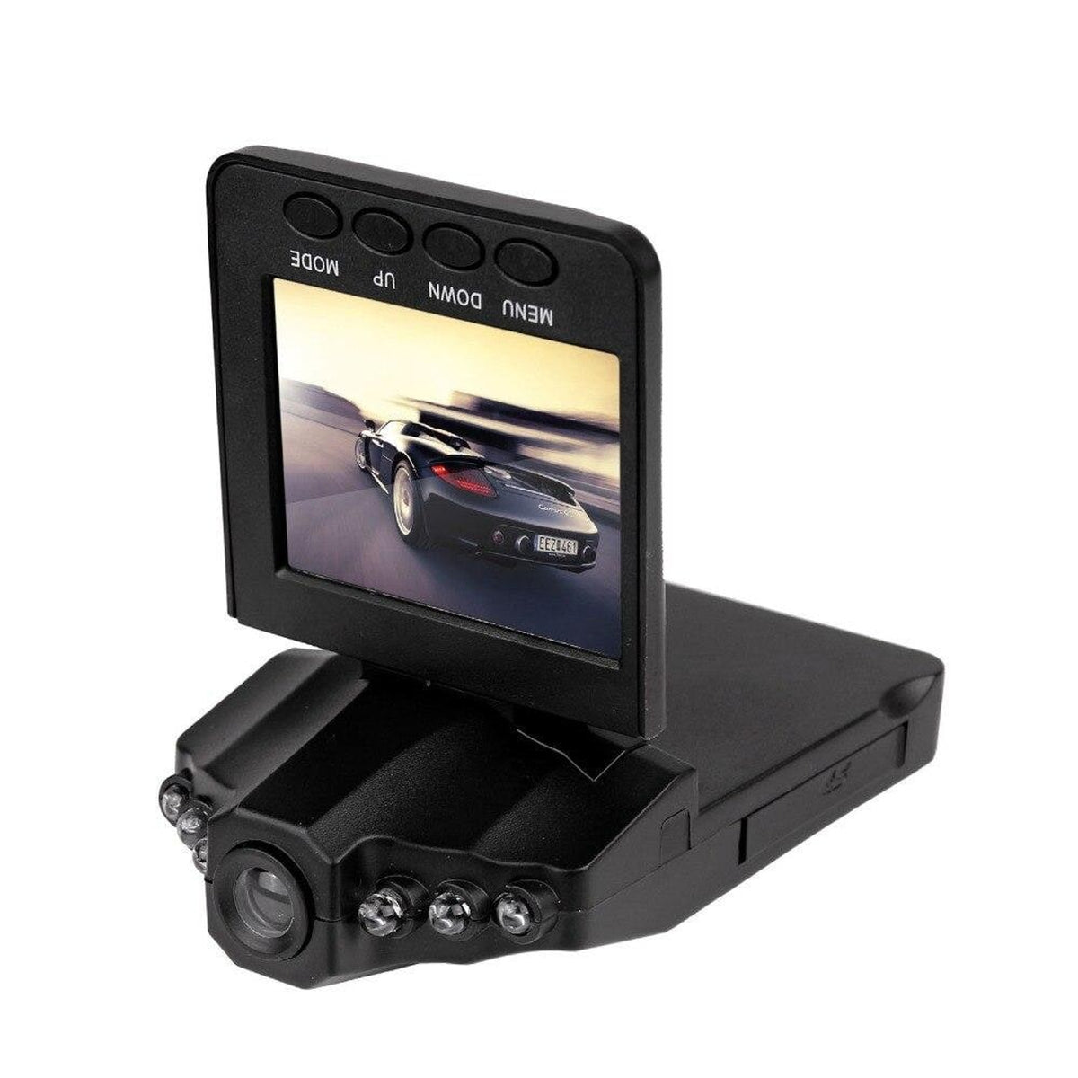 Car Dash Cam With Swiveling Screen And IR Night Vision Suction Cup Mount - Image 4