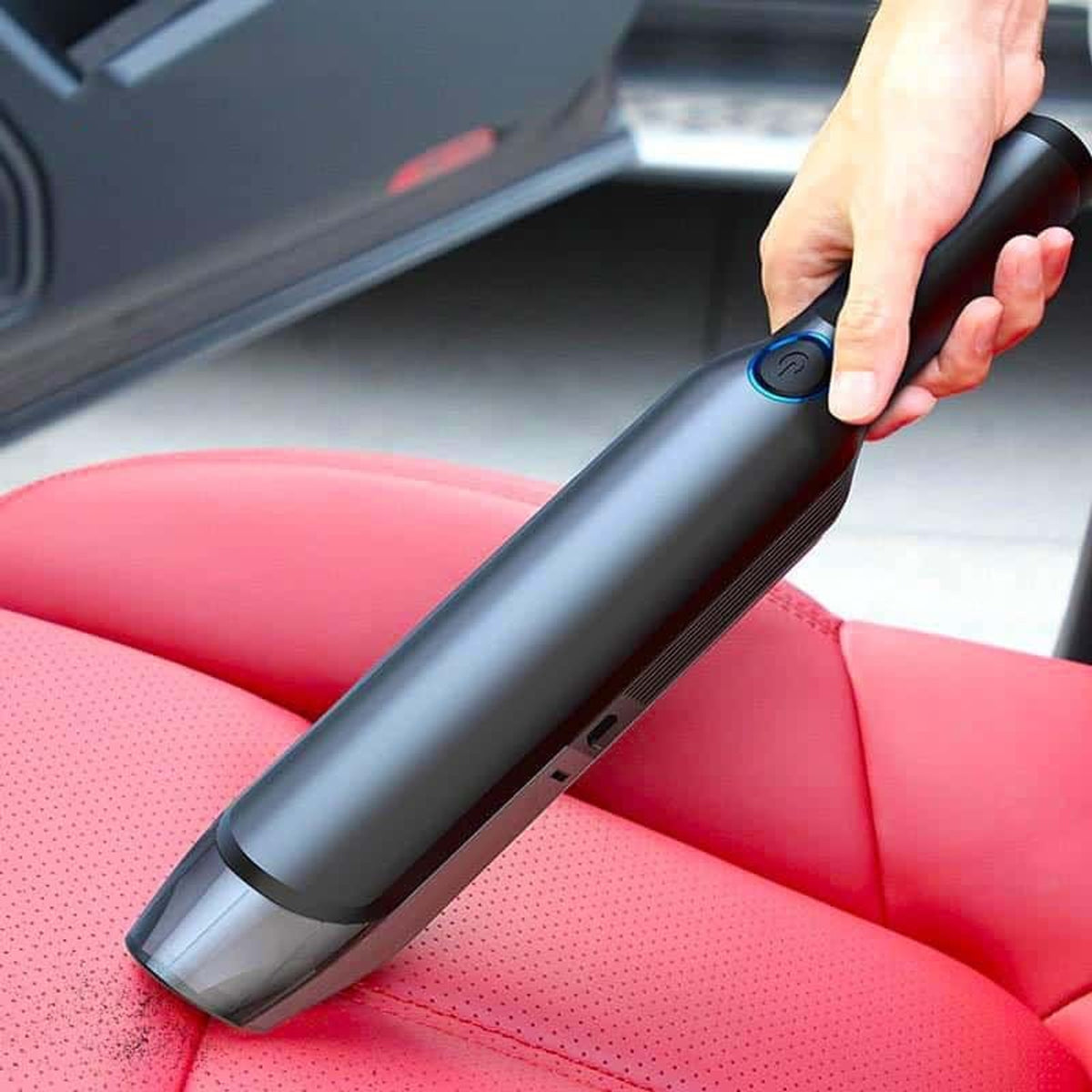 Car Vacuum Cleaner Handheld Cordless Portable Rechargeable With Transparent Dustbin - Image 1