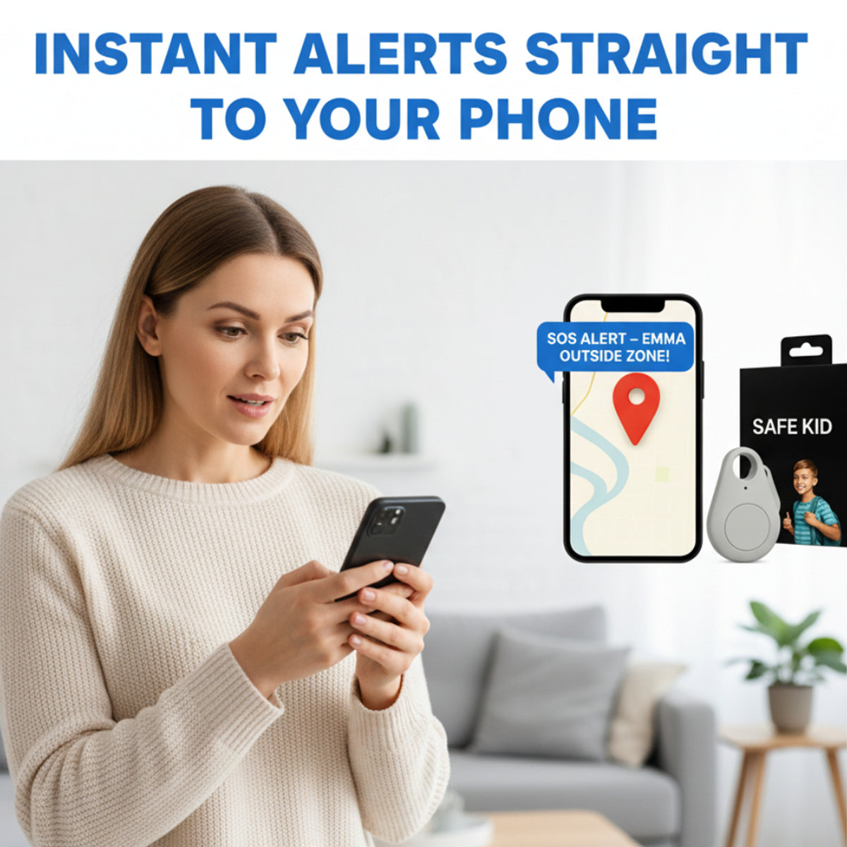 Child GPS Tracker With Real-Time Location Waterproof Design & Sos Alerts - Image 7