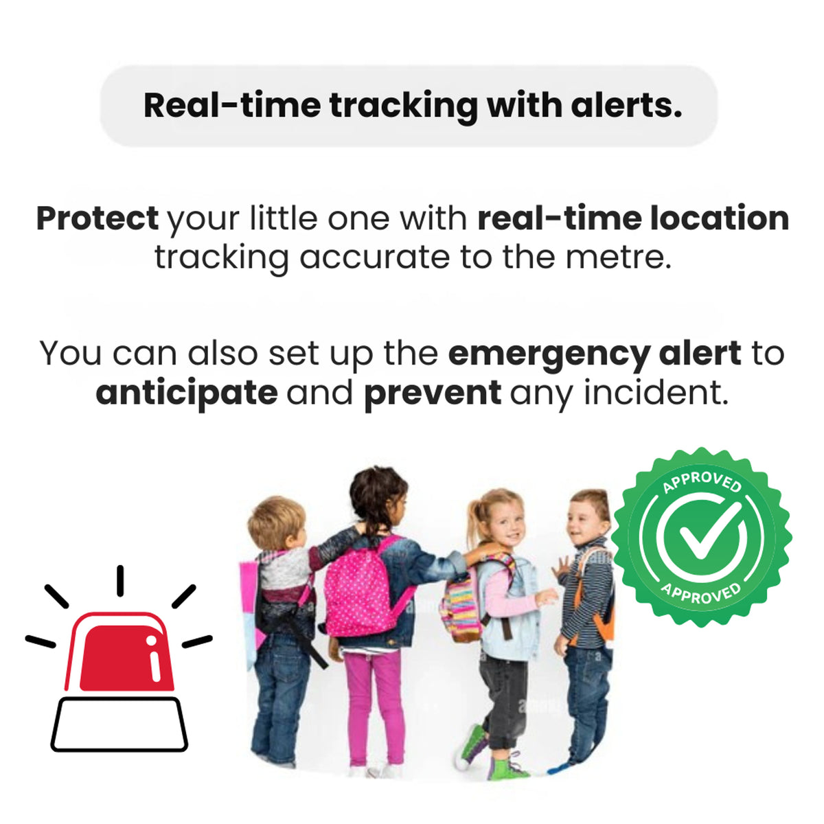 Child GPS Tracker With Real-Time Location Waterproof Design & Sos Alerts - Image 15