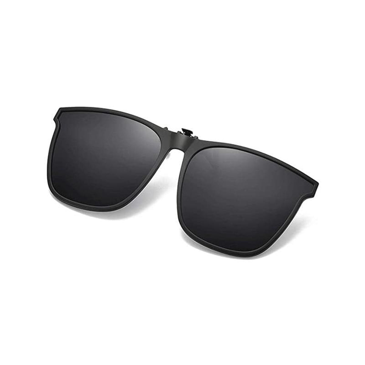 Clip On Sunglasses Flip Up Polarized Rectangular For Prescription Glasses - Image 1