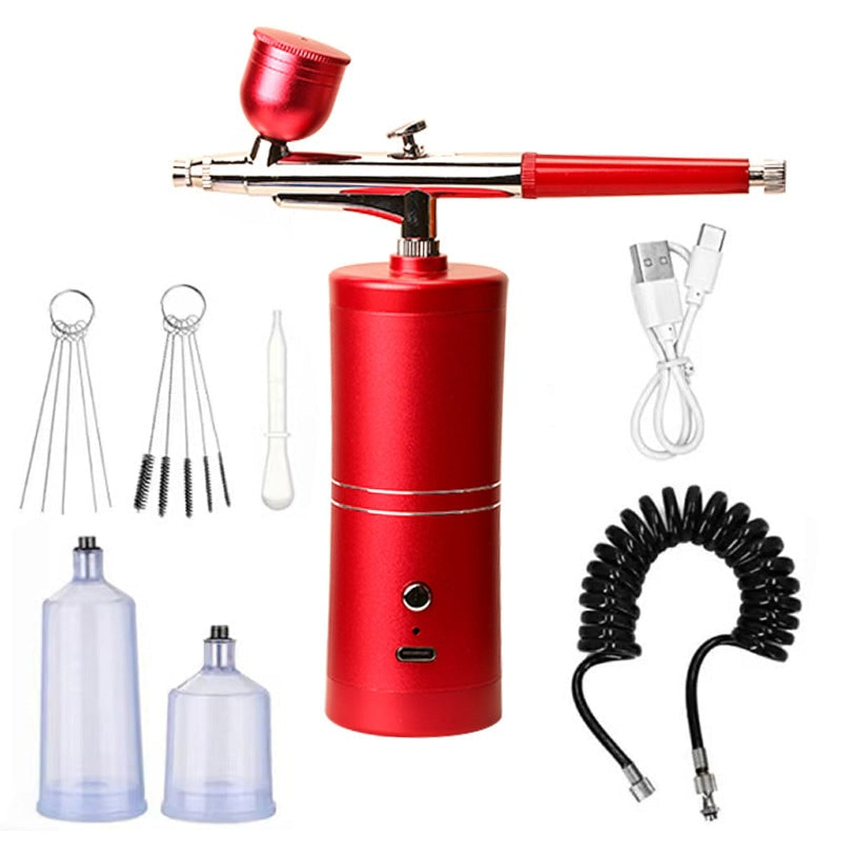 Cordless Airbrush Kit With Adjustable Spray Pressure For Precision Art And Crafting - Image 7