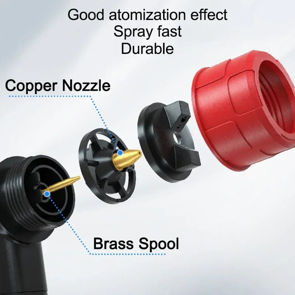 Cordless Paint Sprayer With Portable Adjustable Spray Patterns And Detachable Translucent Container For Smooth Professional Results - Image 3