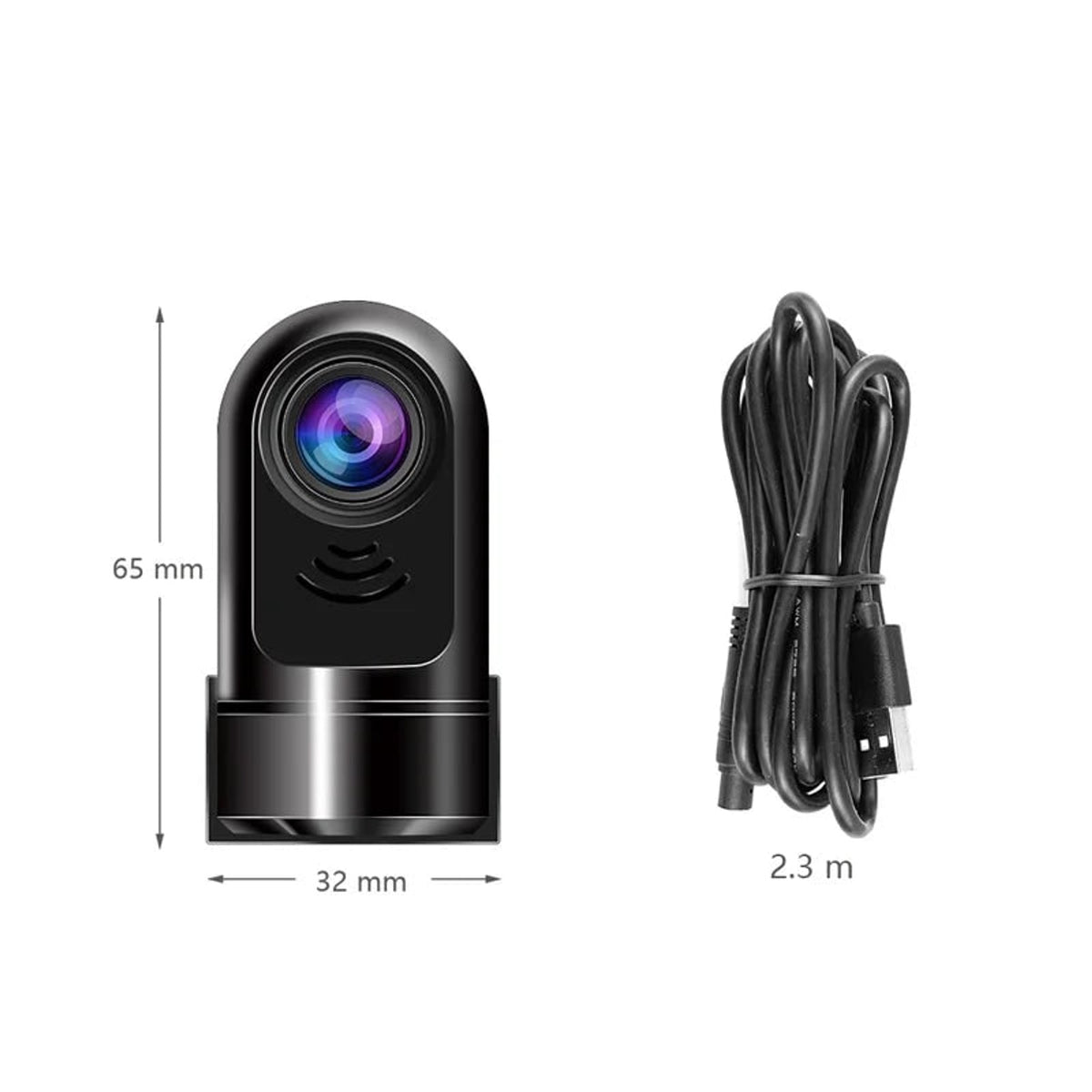 Dash Cam Car Camera 360 Rotation Night Vision Intelligent Early Warning Parking Driving Safety - Image 14
