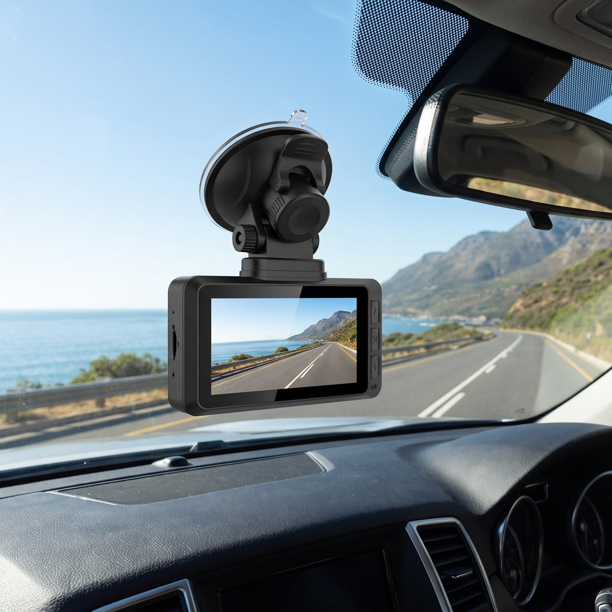 Dash Cam For Car With 4K Recording And Built-In Lcd Screen For Driving Footage Playback - Image 4