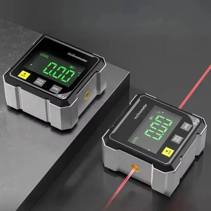Digital Inclinometer Angle Finder Laser Level Magnetic Protractor Gauge - Image 3