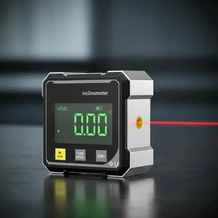 Digital Inclinometer Angle Finder Laser Level Magnetic Protractor Gauge - Image 4