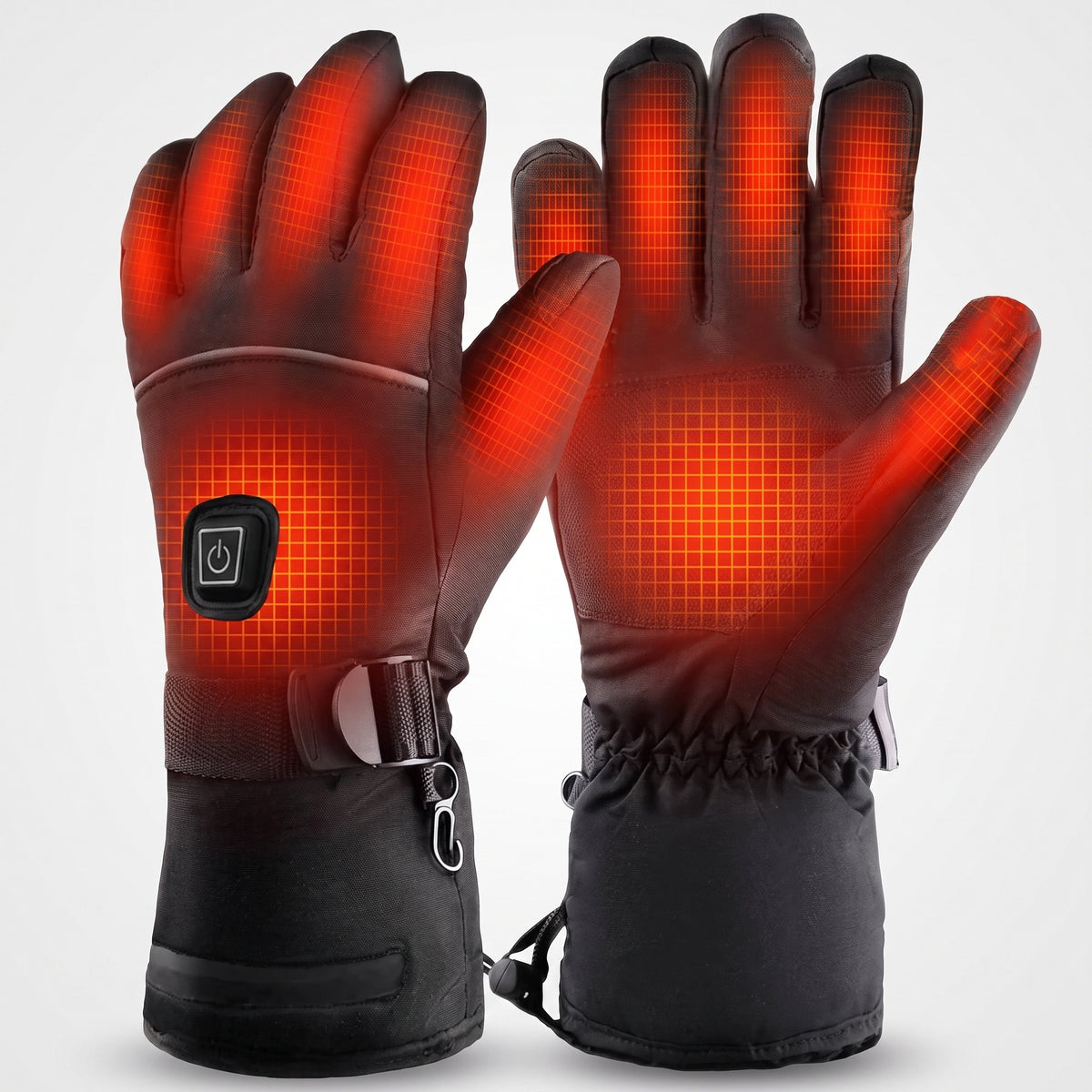 Electric Heated Gloves For Cold Hands With Touchscreen Fingertips And Waterproof Wrist Strap - Image 2