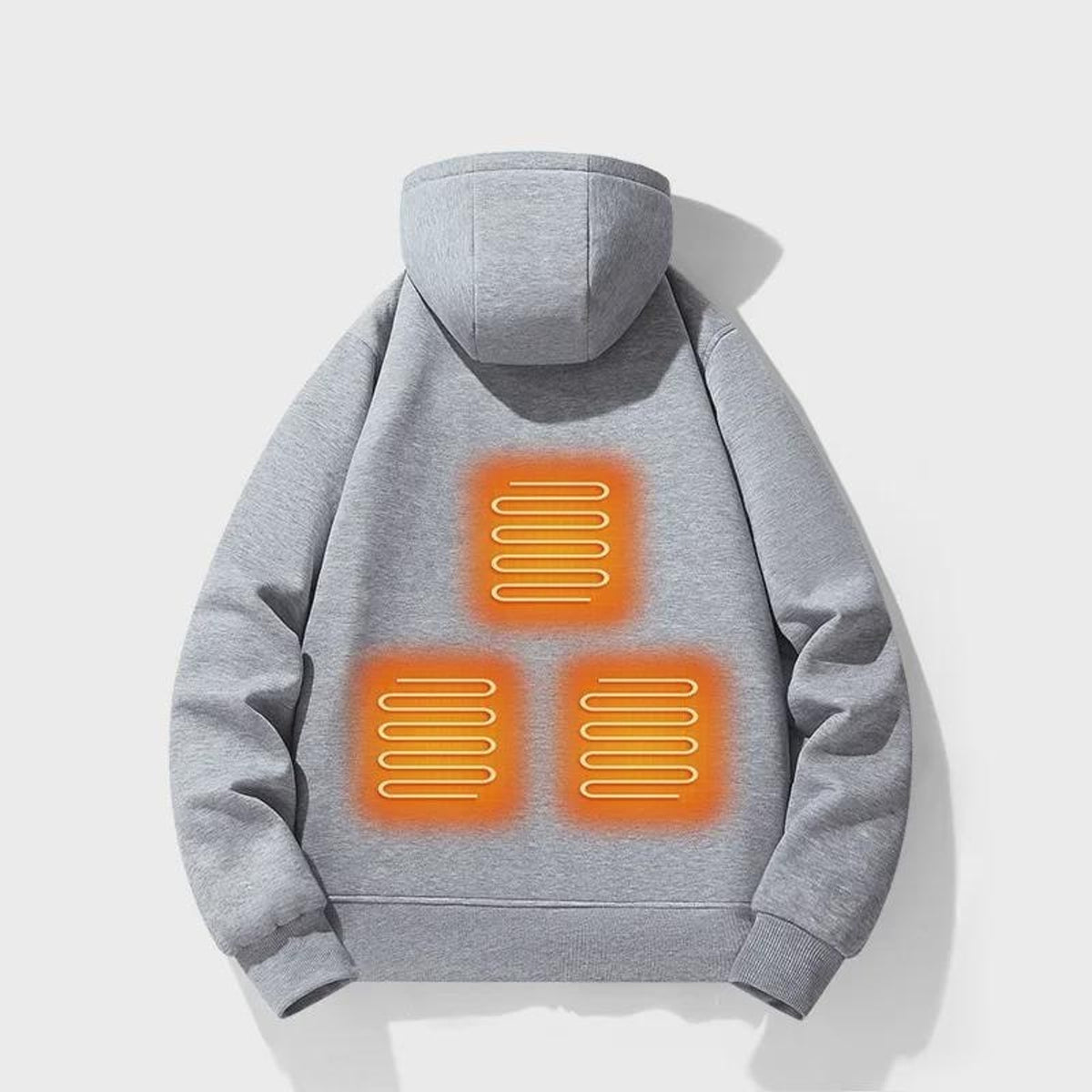 Electric Heated Zip Up Hoodie For Built-In Heating Elements Keep You Warm Without Bulk - Image 2