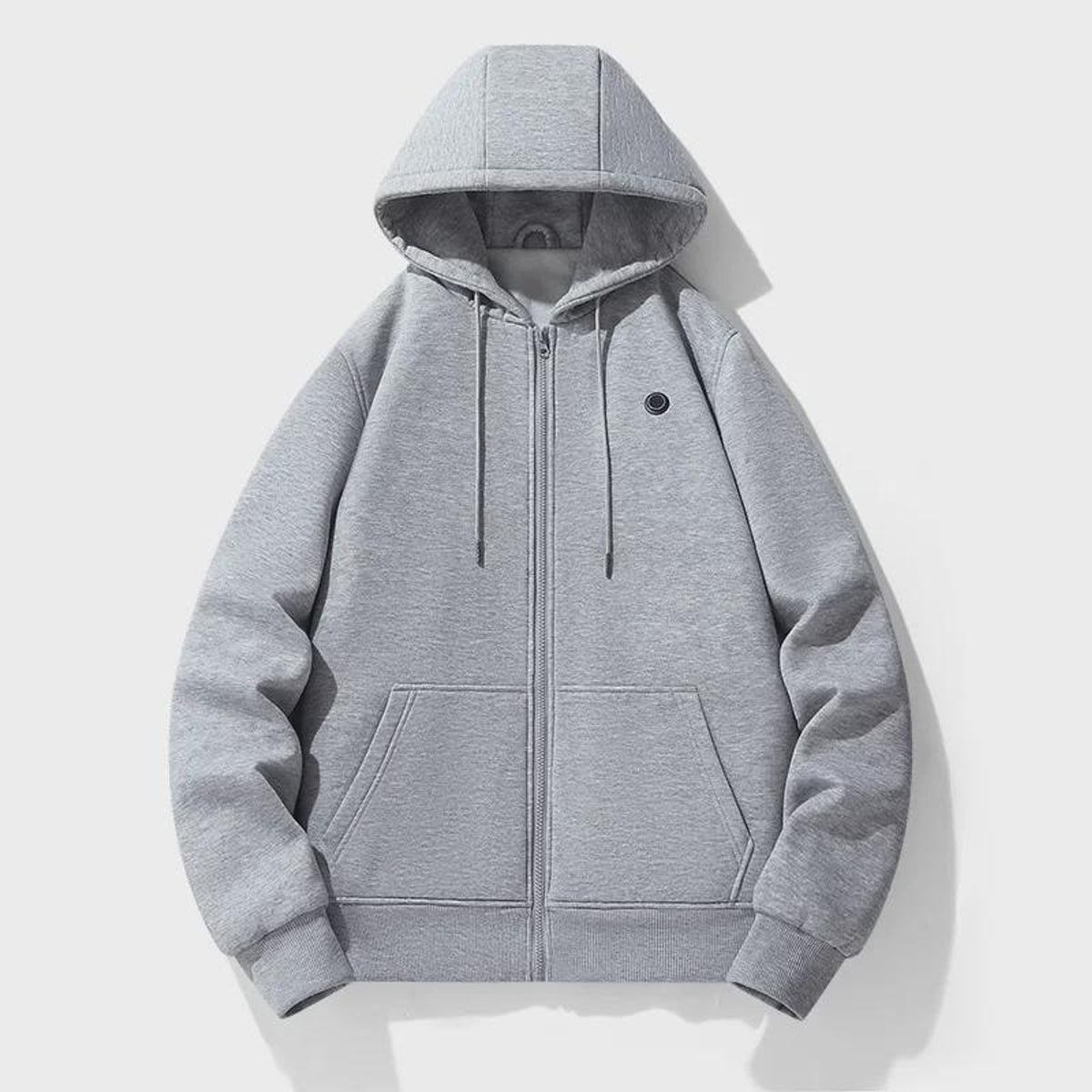 Electric Heated Zip Up Hoodie For Built-In Heating Elements Keep You Warm Without Bulk - Image 3