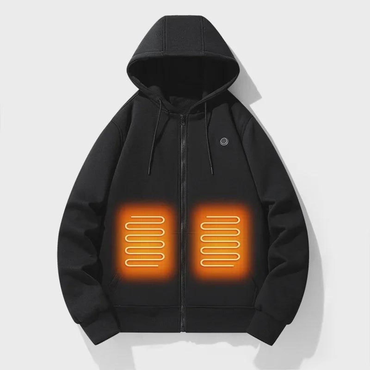 Electric Heated Zip Up Hoodie For Built-In Heating Elements Keep You Warm Without Bulk - Image 6
