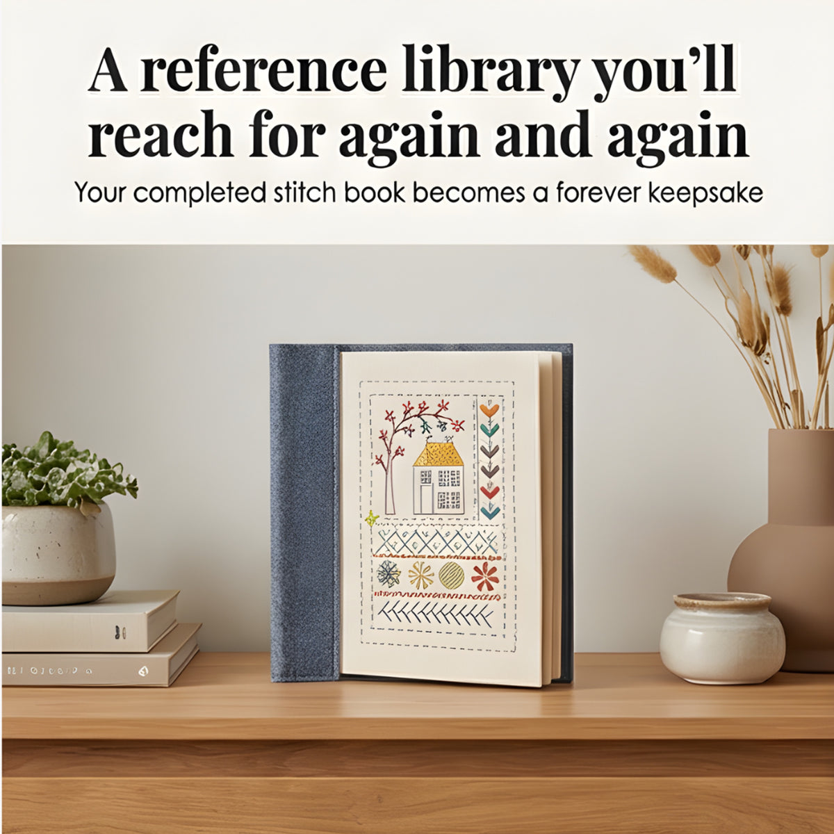 Embroidery Book Set With 106 Stitches And Removable Linen Practice Pages - Image 4