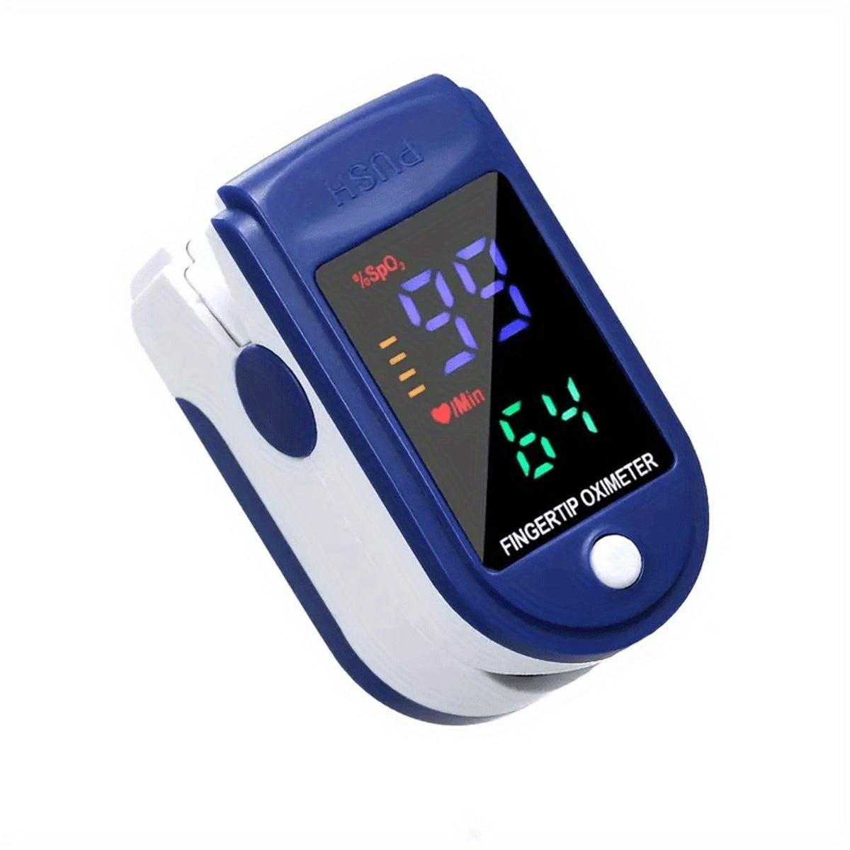 Fingertip Oximeter Pulse For Oxygen Level And Heart Rate Monitoring In A Compact Finger Device For Daily Wellness Tracking At Home - Image 1