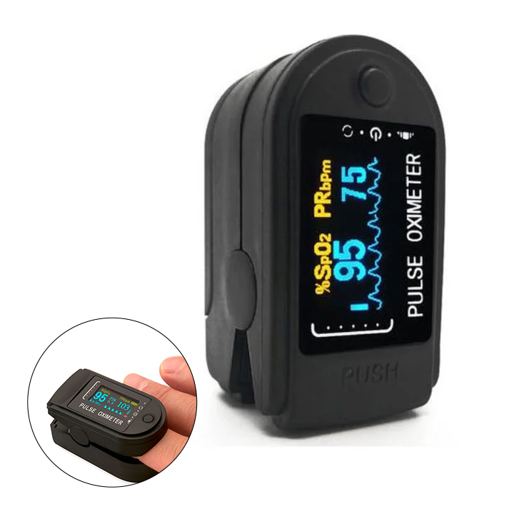 Fingertip Pulse Oximeter Portable Wellness Monitor For Oxygen Levels & Heart Activity With Large Display For Clear Visibility - Image 7