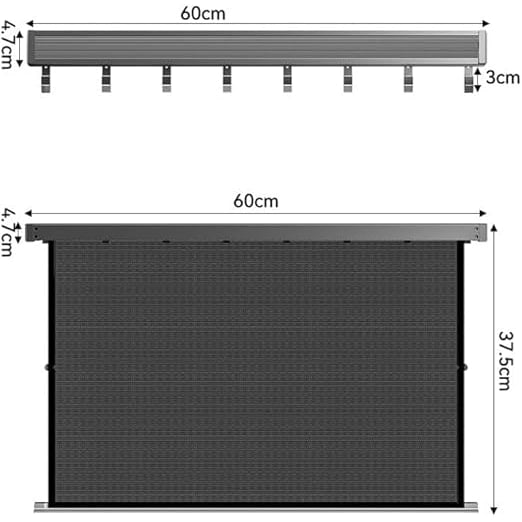 Foldable Drying Rack Wall Mounted With Foldable Mesh Tray And Hanging Hooks Space-Saving Design For Laundry Room Balcony Garden And Terrace - Image 3