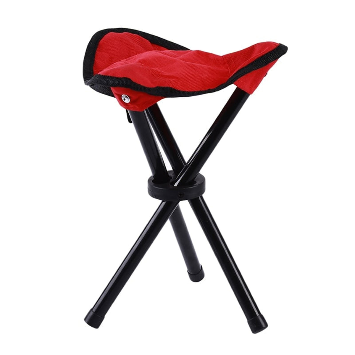 Folding Tripod Stool Collapsible Camping Portable Fabric Seat - Image 4