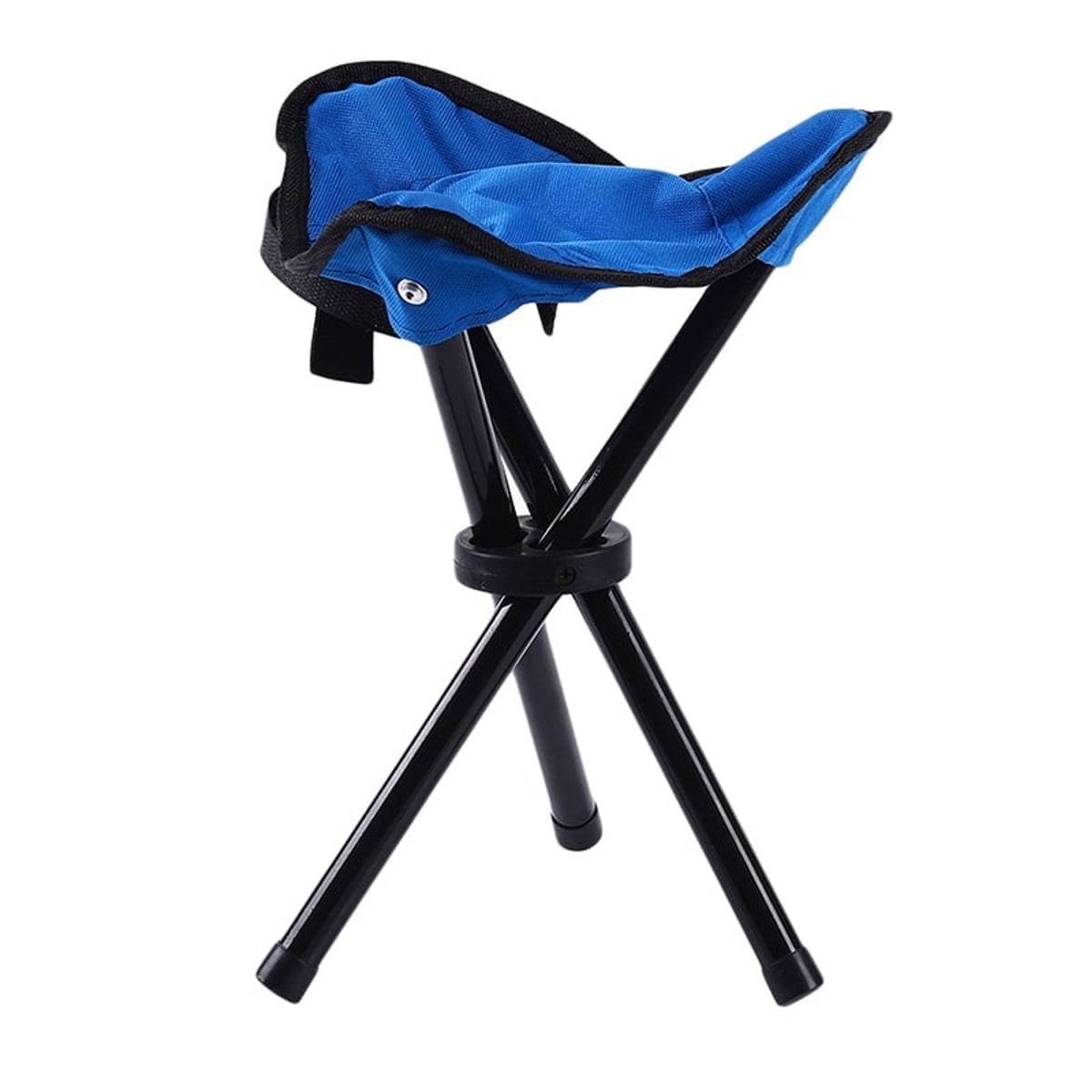 Folding Tripod Stool Collapsible Camping Portable Fabric Seat - Image 3