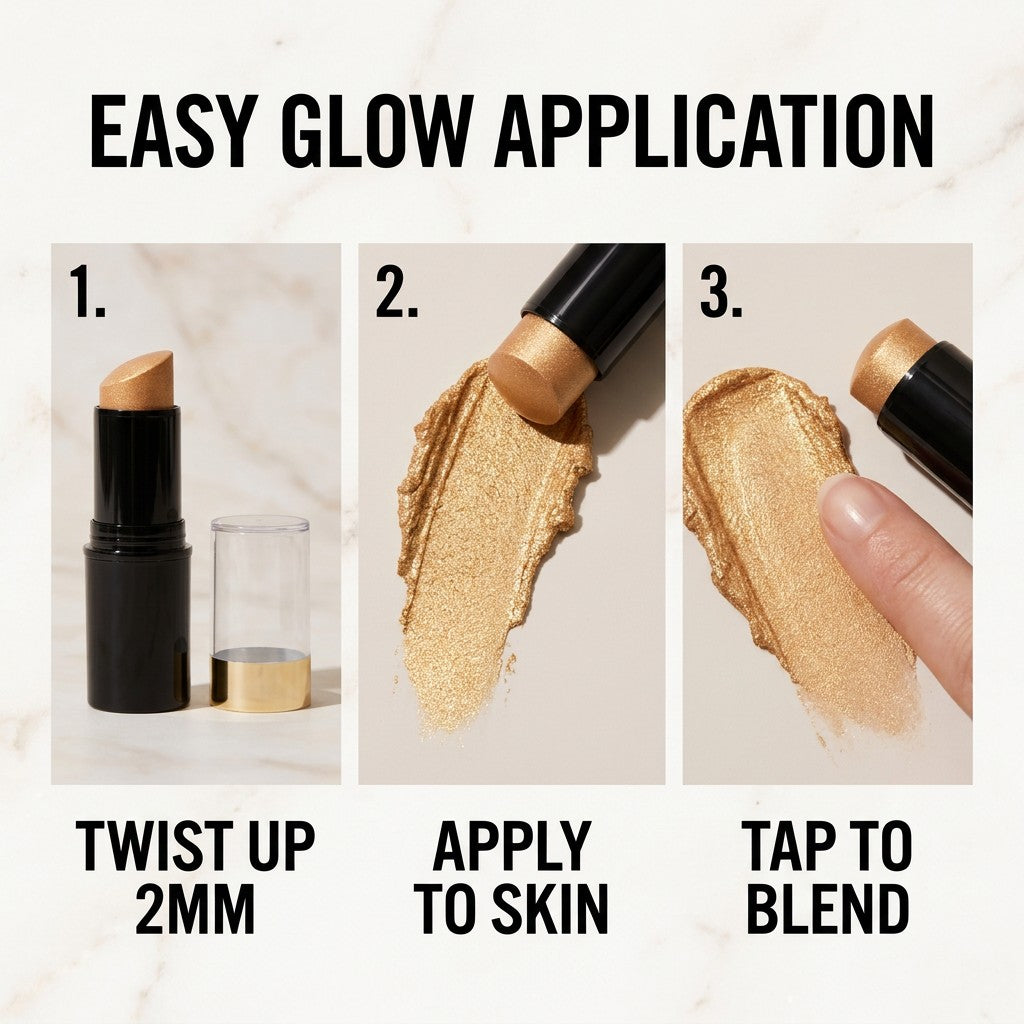 shimmer glow stick how to use in 3 steps