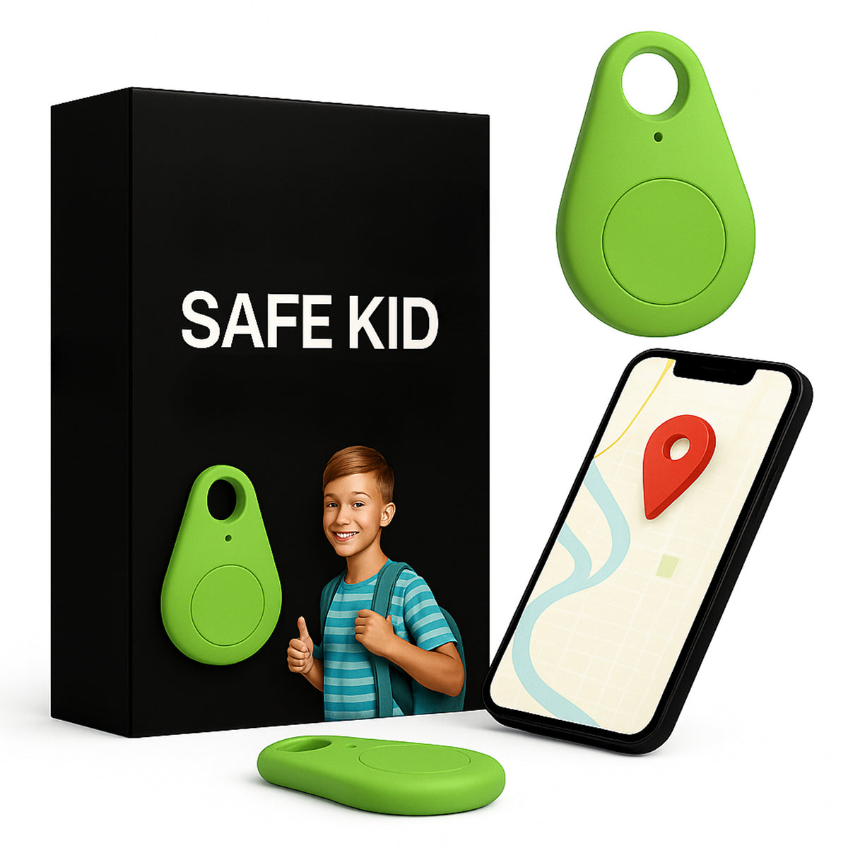 GPS Tracker With Android Bluetooth Connectivity Water-Resistant Keyring Tag For Real-Time Location Tracking In Ultra-Compact Design - Image 20