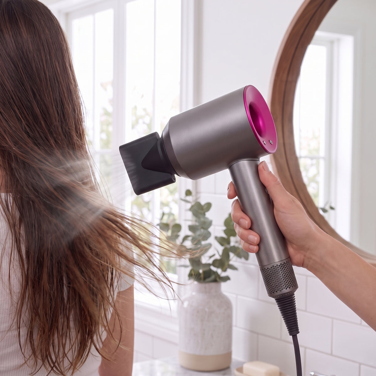 Ergonomic Hair Dryer With Attachments For Unisex - Image 18