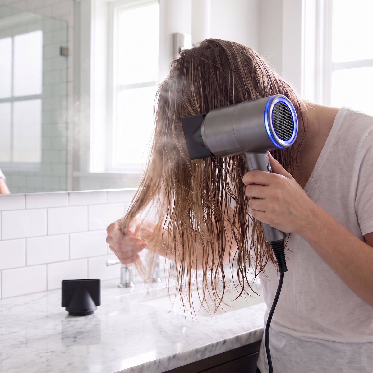 Ergonomic Hair Dryer With Attachments For Unisex - Image 13