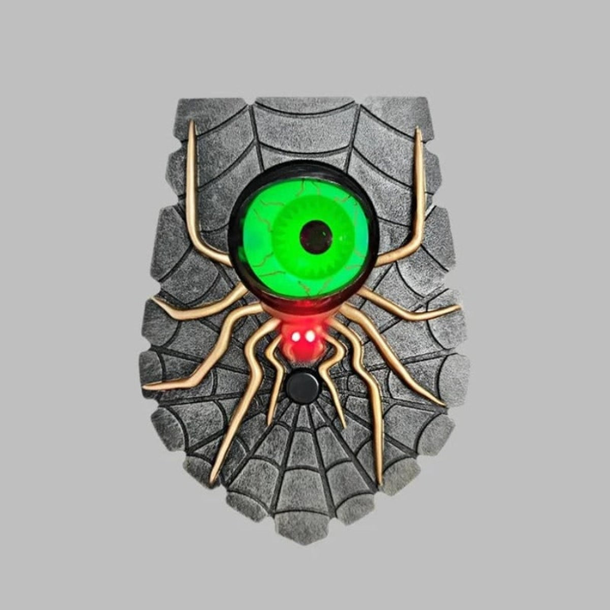 Halloween Decoration Halloween Spider Doorbell Decoration With Illuminated Blinking Eye And Battery-Powered Operation - Image 5