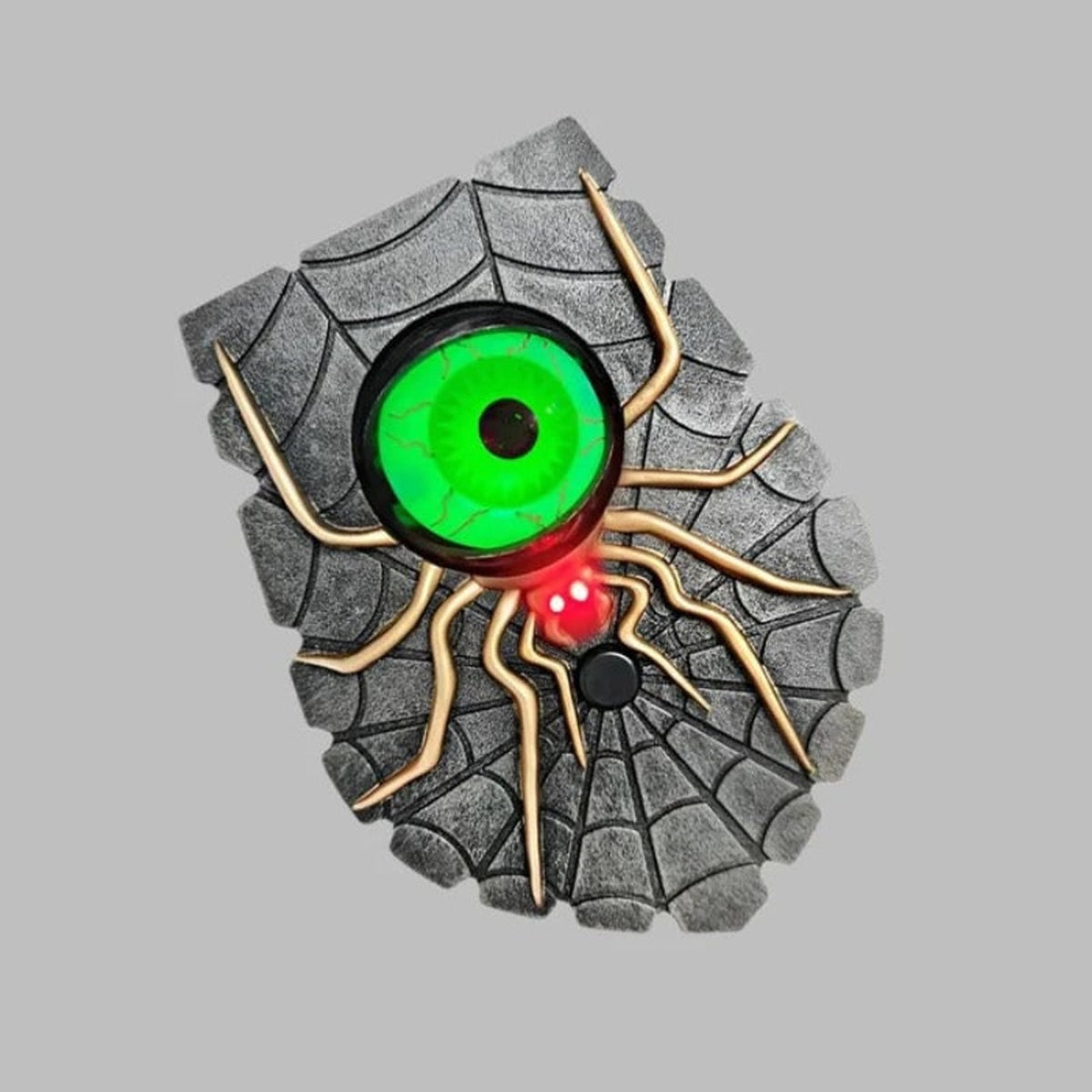 Halloween Decoration Halloween Spider Doorbell Decoration With Illuminated Blinking Eye And Battery-Powered Operation - Image 7