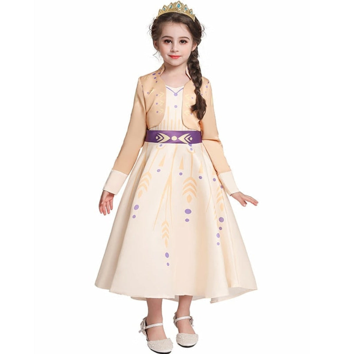 Halloween Princess Costume Set For With Tiara Scepter Gloves Necklace And Earrings All Included For Up Fun - Image 5