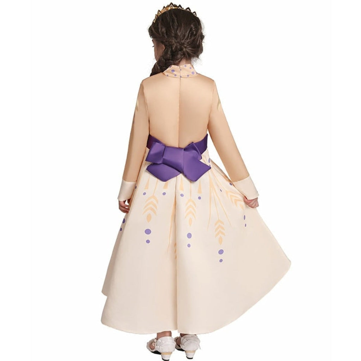 Halloween Princess Costume Set For With Tiara Scepter Gloves Necklace And Earrings All Included For Up Fun - Image 4