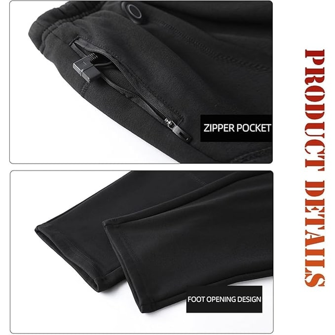 Heated Thermal Pants USB Rechargeable Electric Underwear With Multi-Zone Warmth - Image 3