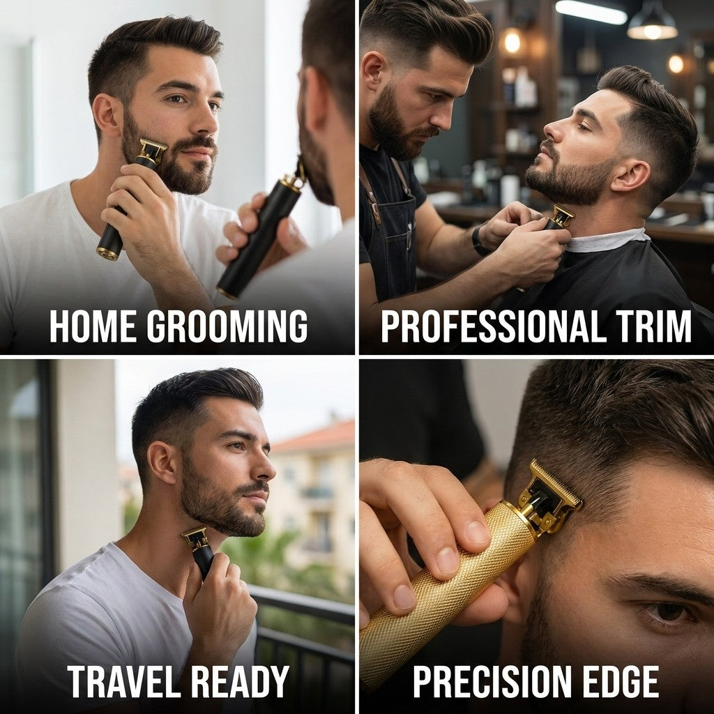 Tondeuse à cheveux sans fil, coupe de précision T-blade pour contours benefits