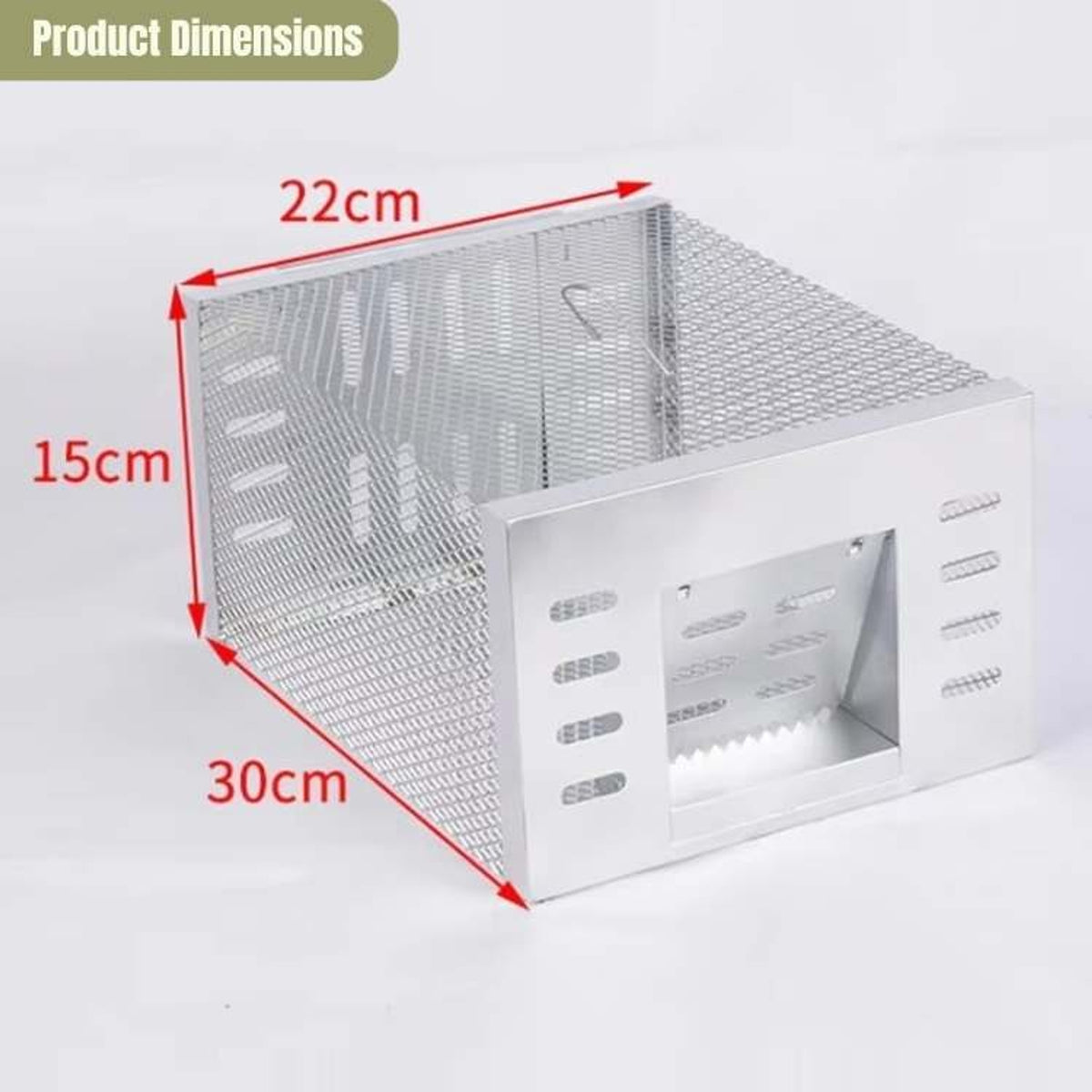 Humane Mouse Trap Live Catch Stainless Steel Reusable No Kill Rodent Cage - Image 5