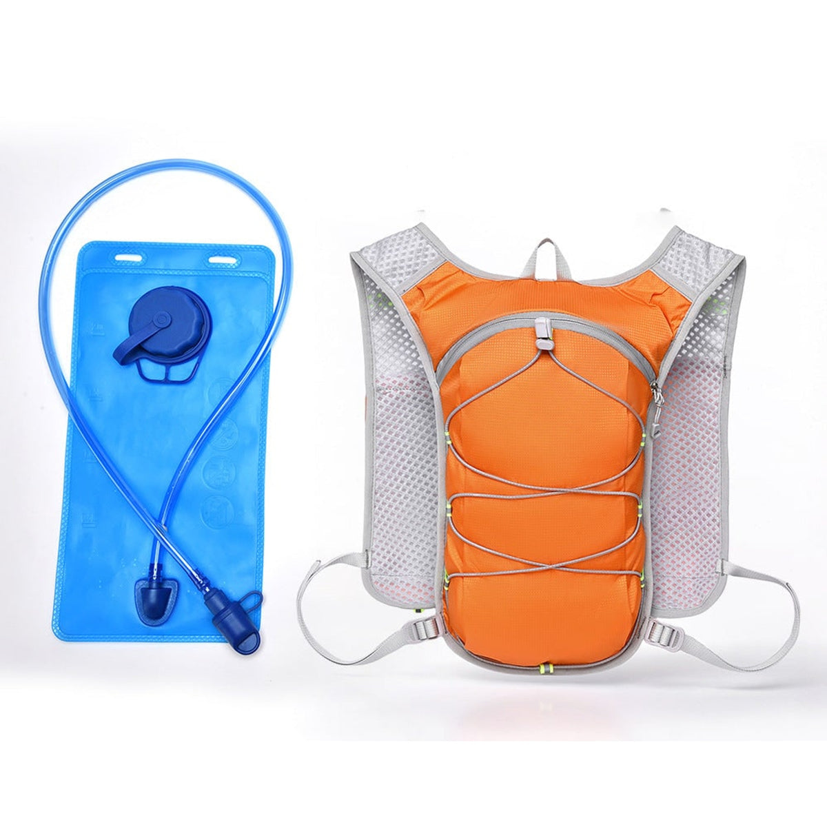 Hydration Vest With Detachable Bladder And Mesh Back Panel For Breathability - Image 11