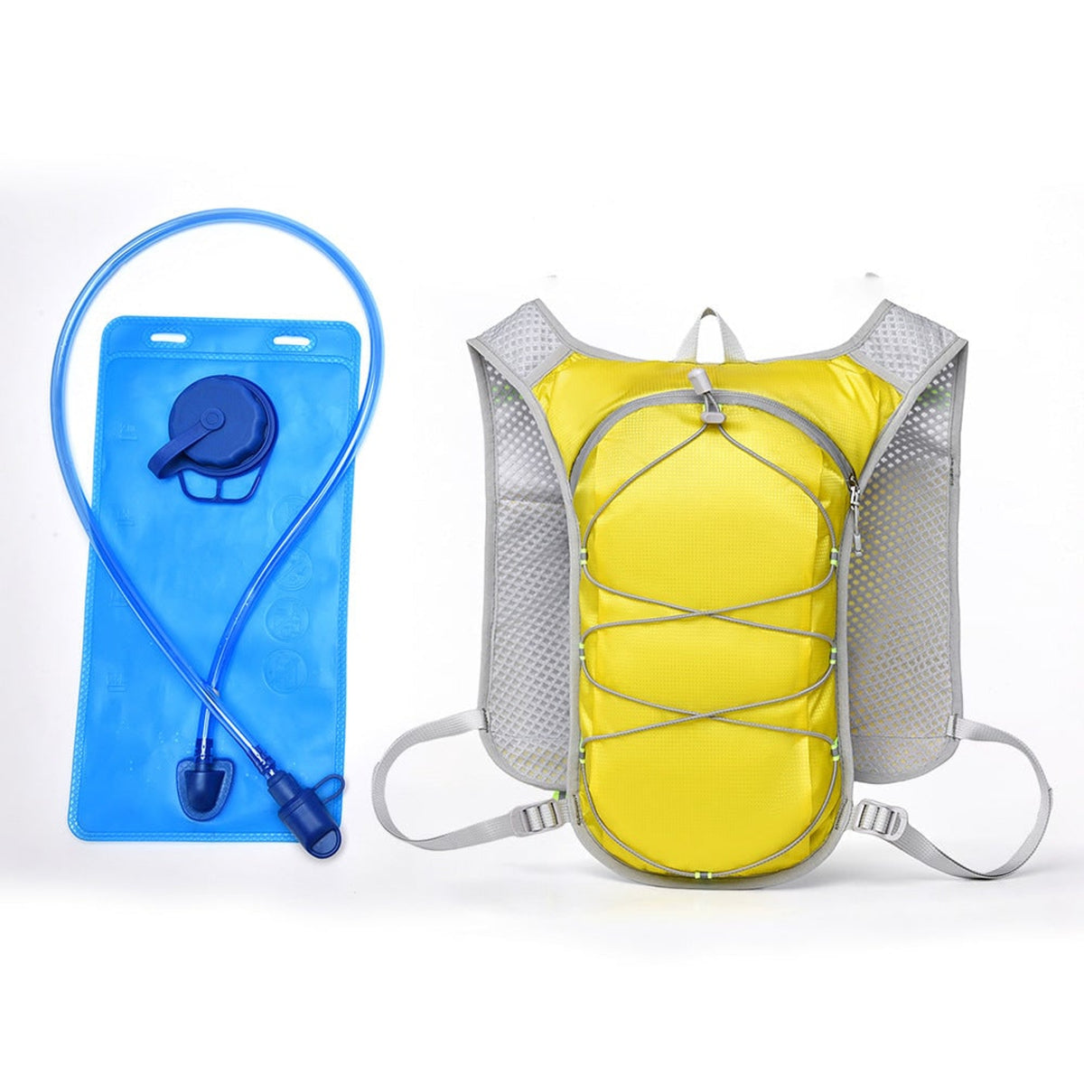 Hydration Vest With Detachable Bladder And Mesh Back Panel For Breathability - Image 13