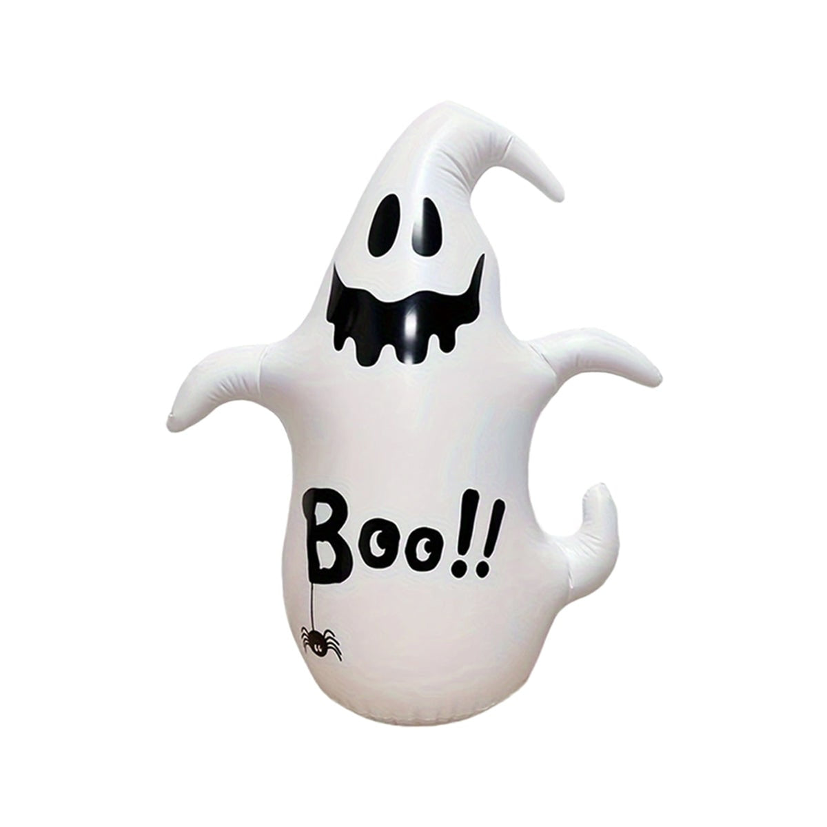 Inflatable Halloween Decoration Stacked Pumpkins With Witch Hat Orange Black Yellow Stars Outdoor Yard - Image 4