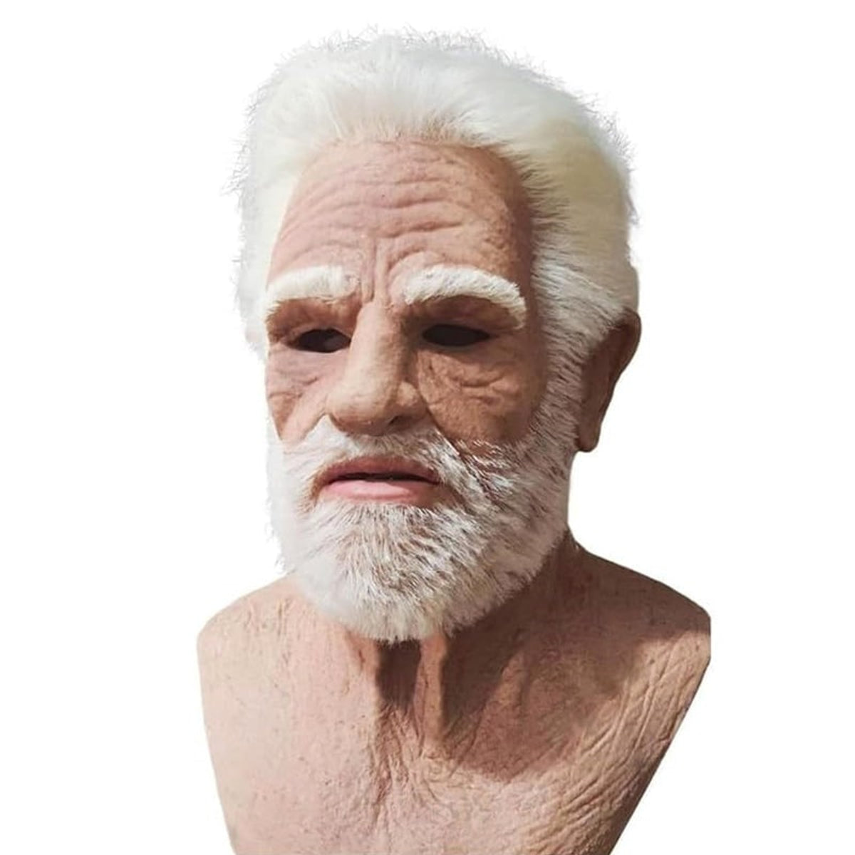 Latex Halloween Mask Realistic Full Face Costume Set Includes Three Different Character Designs - Image 1