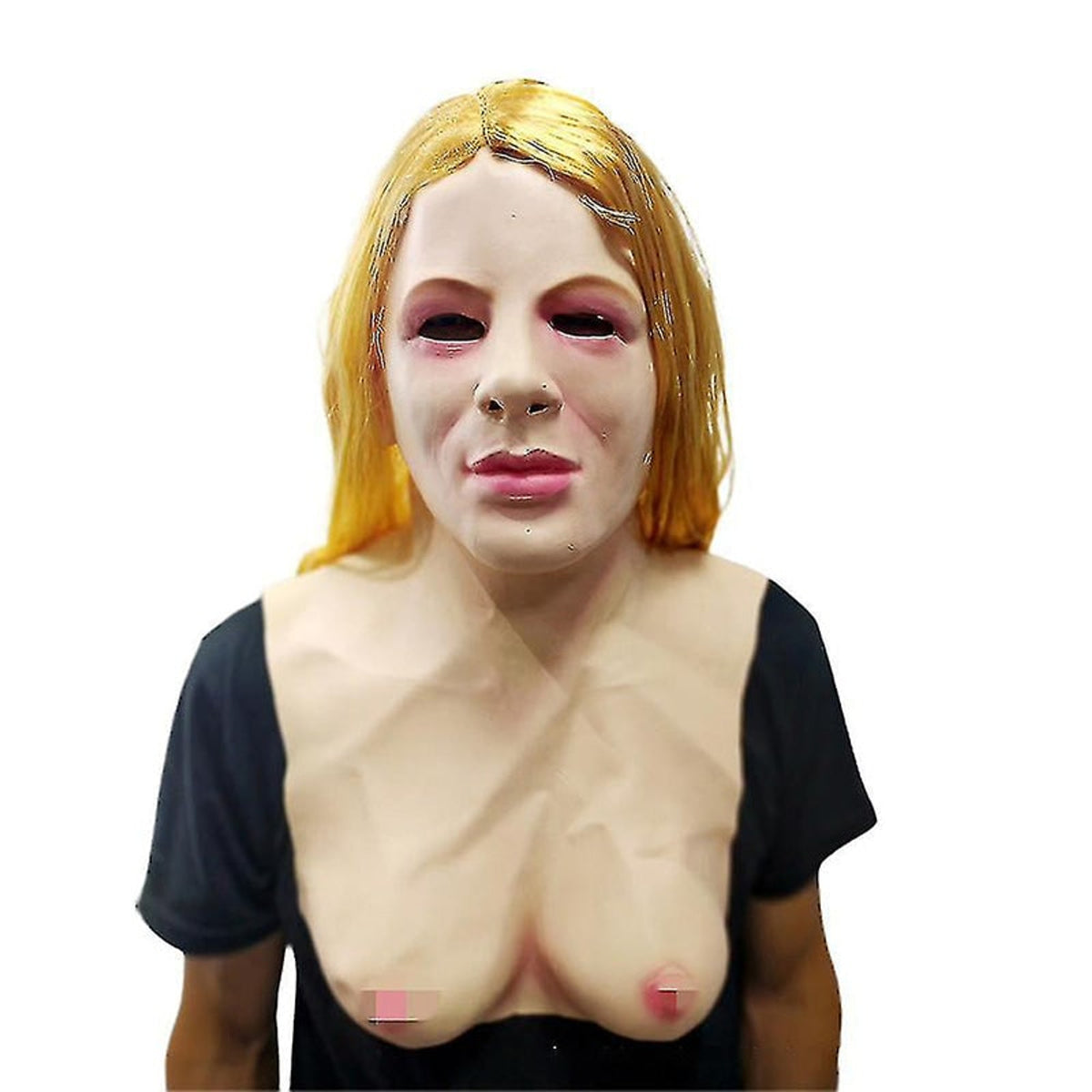 Latex Halloween Mask Realistic Full Face Costume Set Includes Three Different Character Designs - Image 30