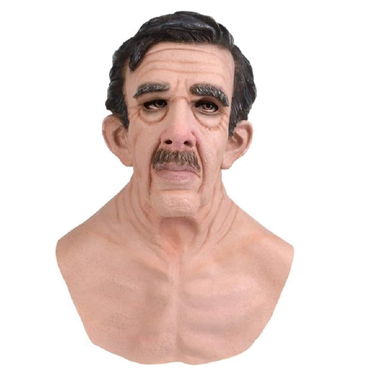 Latex Halloween Mask Realistic Full Face Costume Set Includes Three Different Character Designs - Image 31