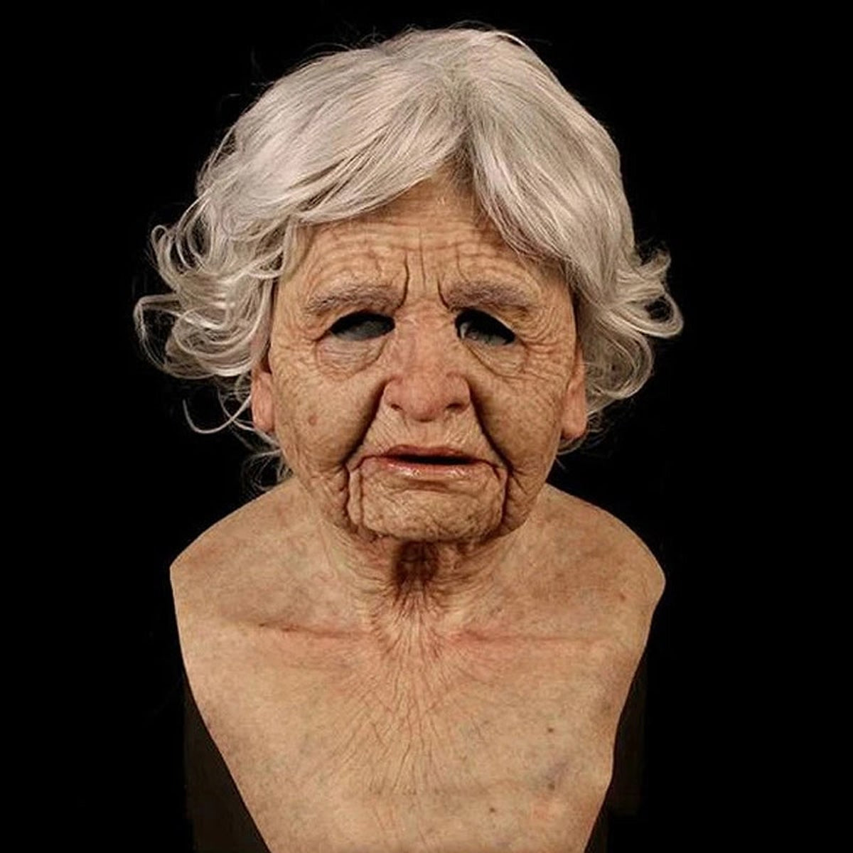 Latex Halloween Mask Realistic Full Face Costume Set Includes Three Different Character Designs - Image 11