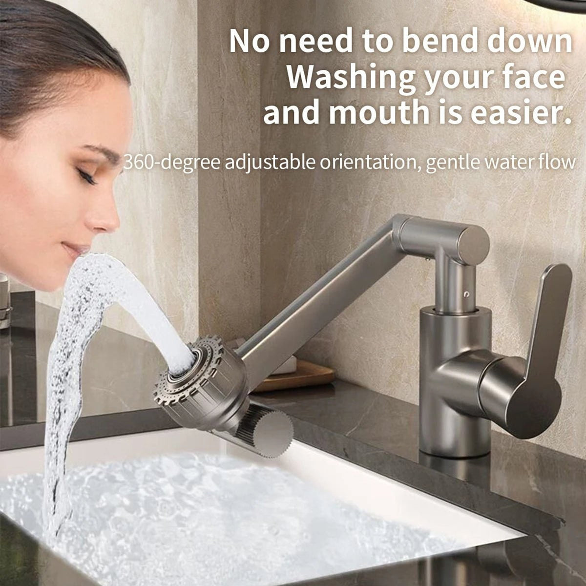 Mechaflow 360 Robotic Arm Faucet With 360° Rotation And Dual Spray Modes - Image 5