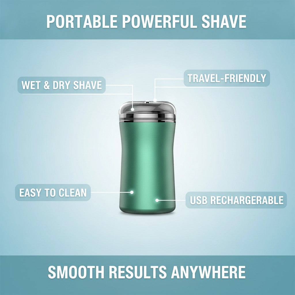 A real shave that fits in your fifth pocket