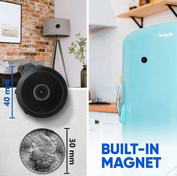 Mini Wireless Camera With Magnetic Mount 1080P HD Live Feed And Night Vision - Image 8
