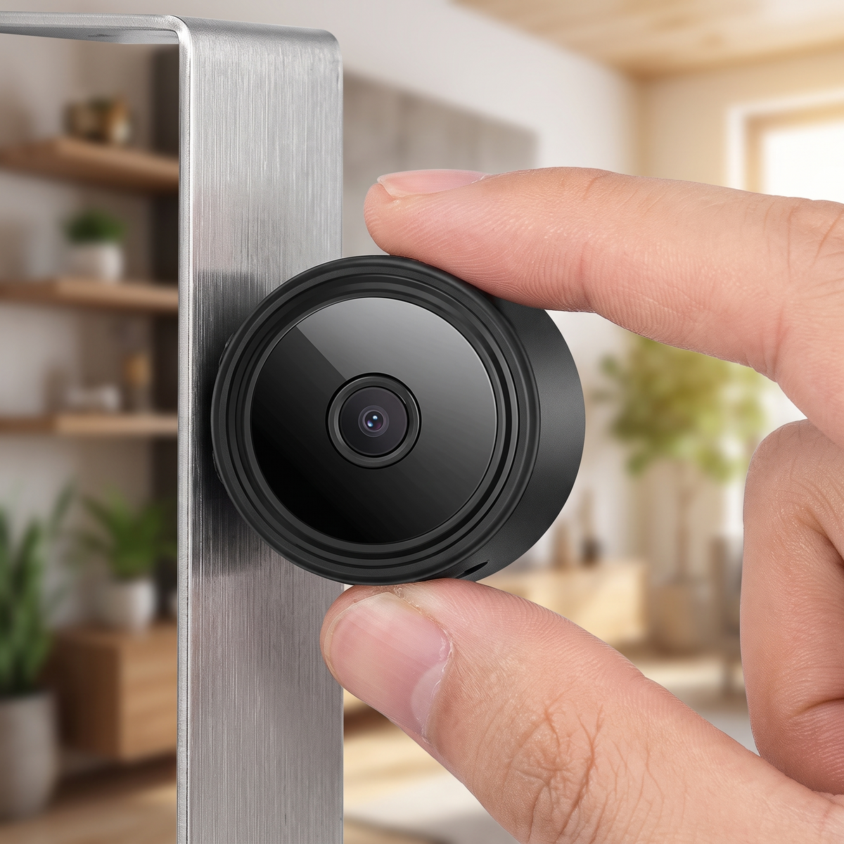 Mini Wireless Camera With Magnetic Mount For Live 1080p Audio And Video Feed - Image 2